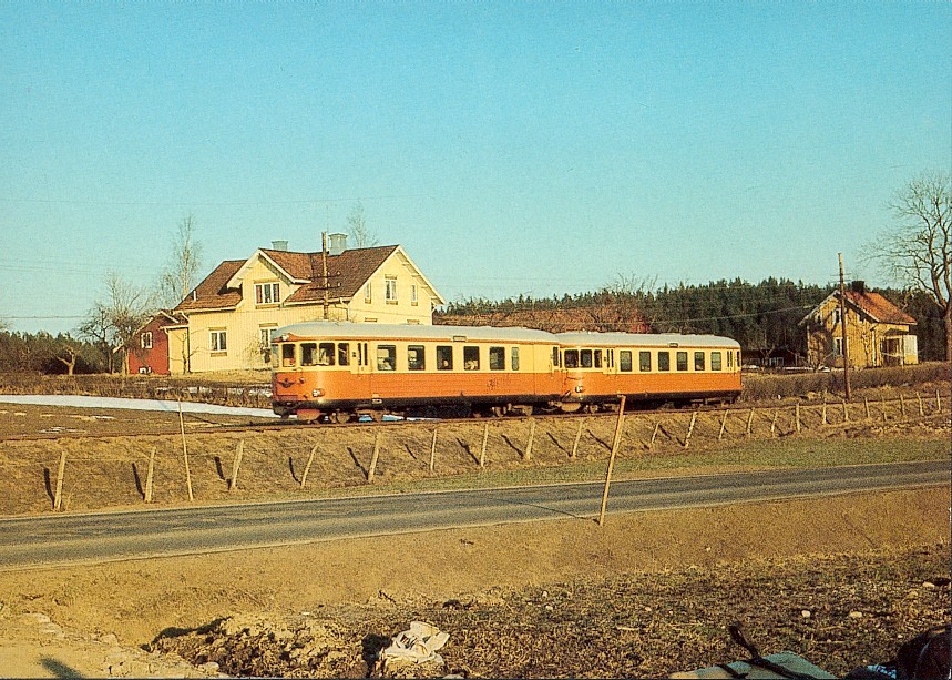 Nära Strolången på väg mot Hamburg och Norrköping April 1966